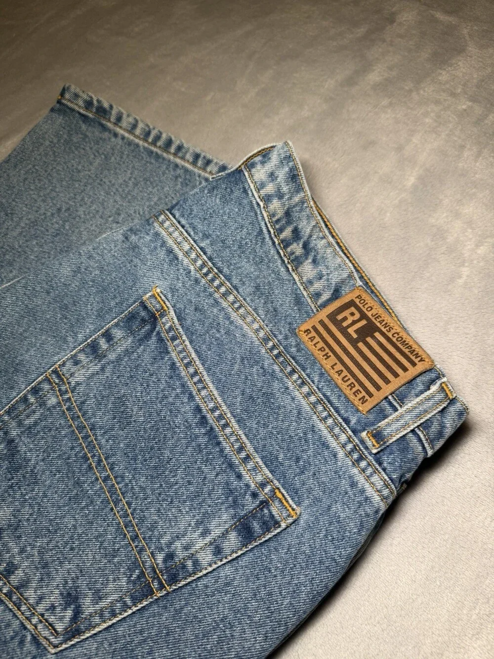 Polo Ralph Lauren Jeans Pants Mens Size 36x30 Straight Leg Casual Med. Wash Exc.